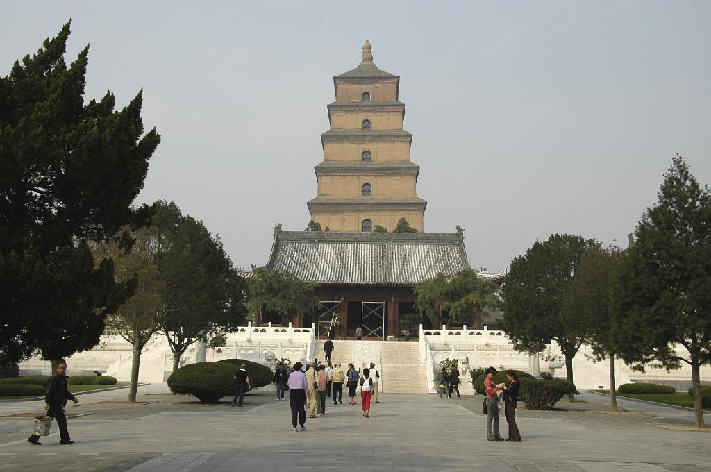 P2007110643.jpg - Xi'an, de Dayan Ta, de Grote Pagode van de Wilde Gans.